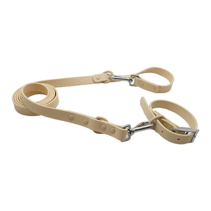 Pet Collar Leashes Set Waterproof Soft Adjustable Pet Collar Dog Leash Outdoor Walk Rope Supplies