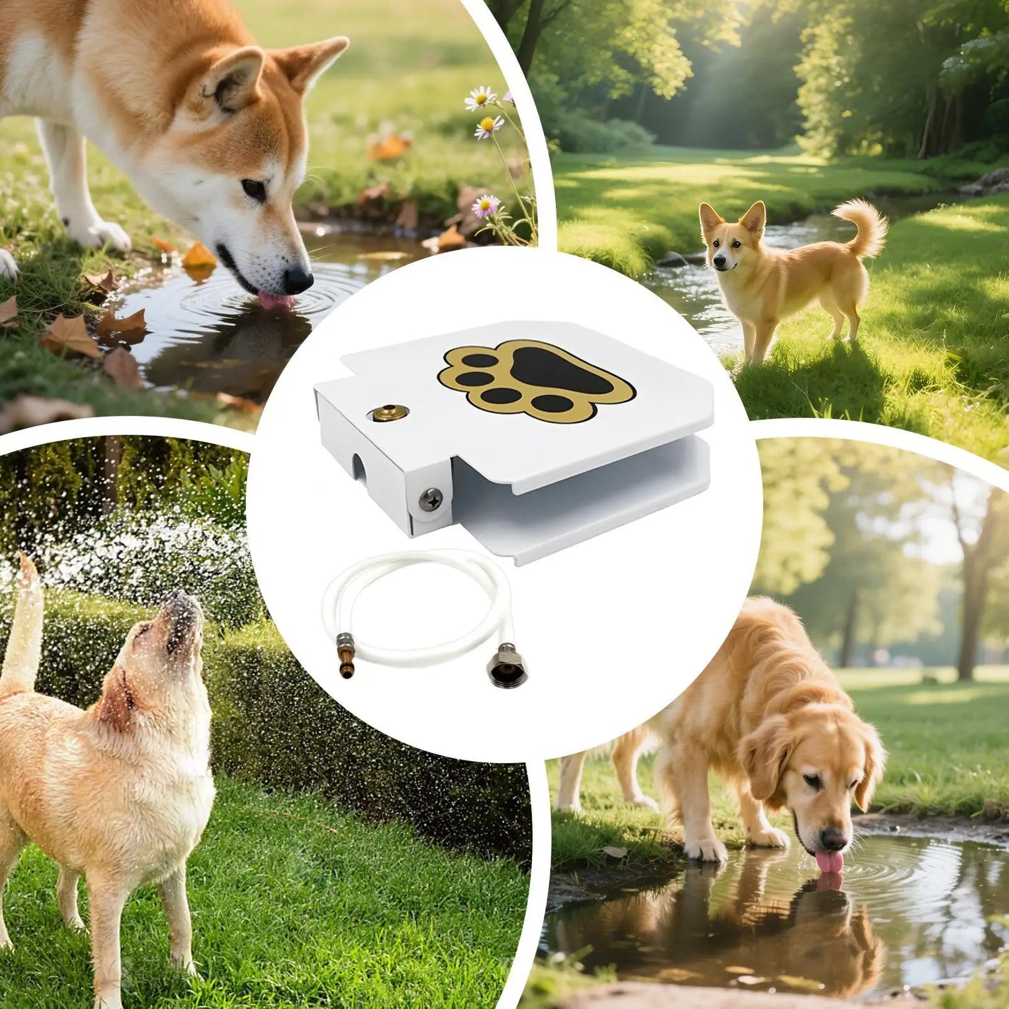 MyWagly™ PawSteel Fountain